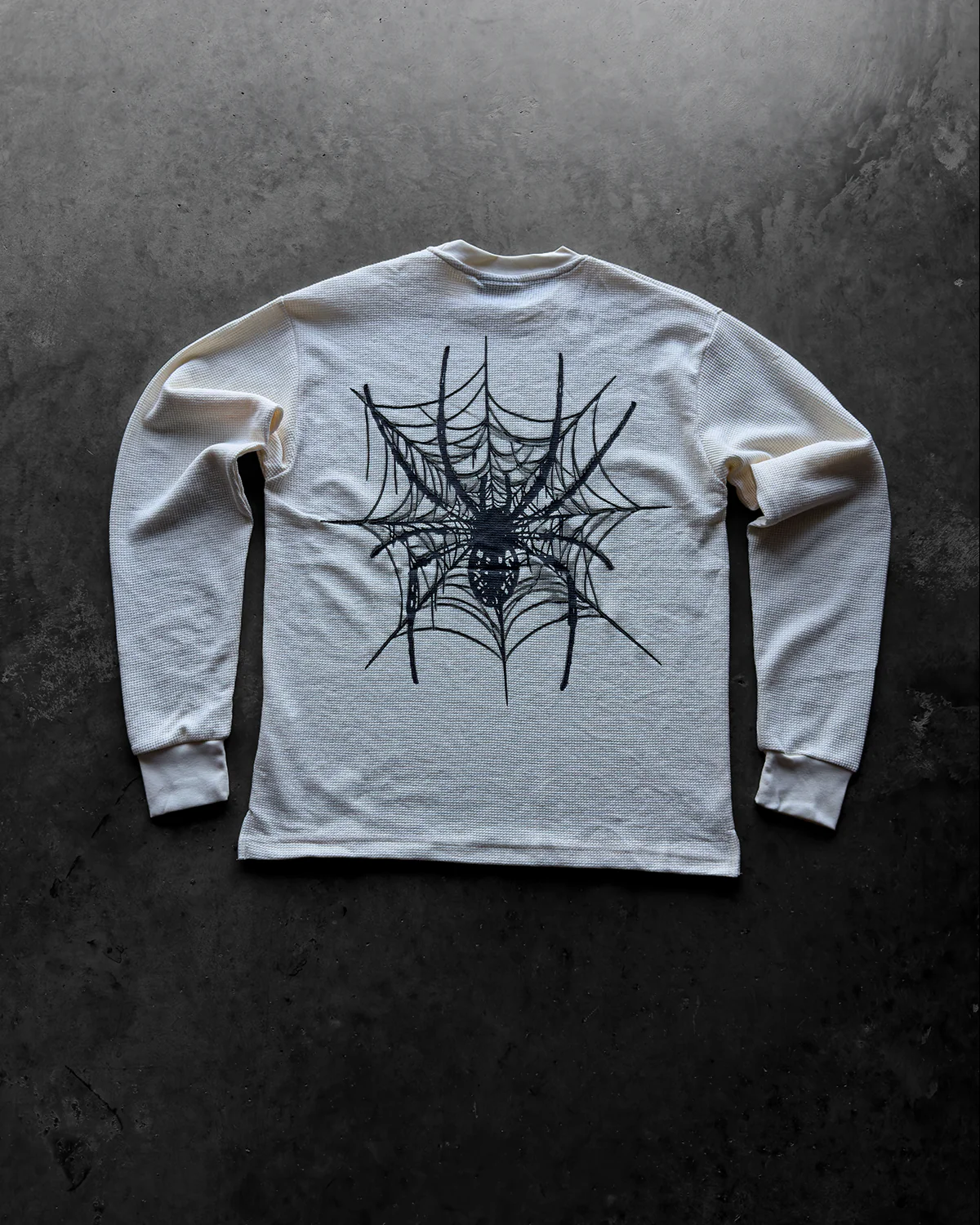 IVORY ARACHNID WAFFLE LONGSLEEVE - Image 3