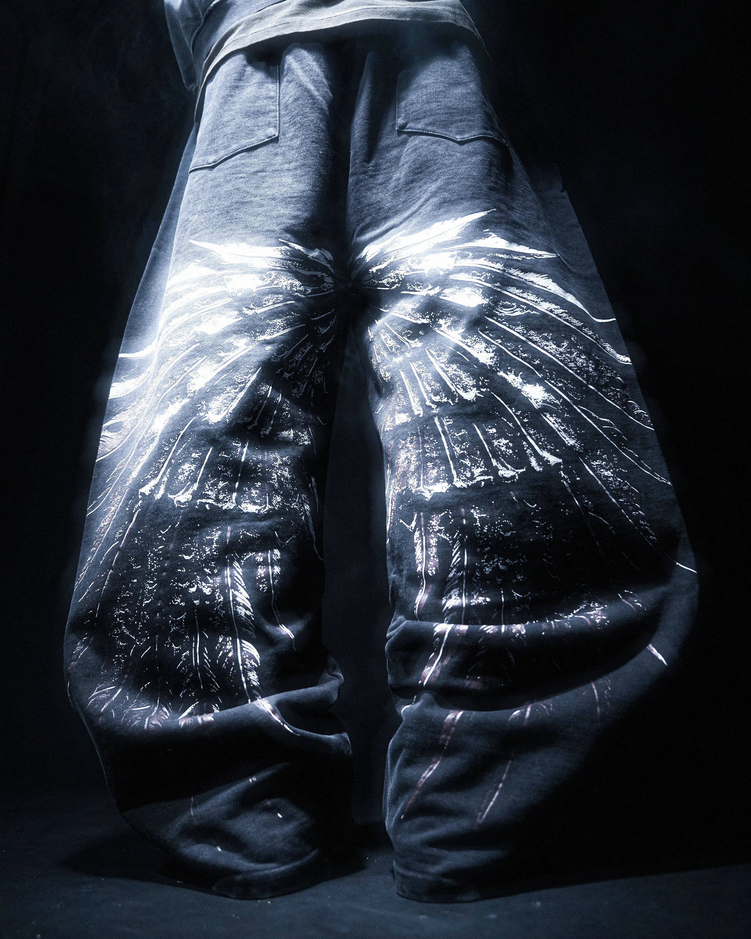"RAVENFALL" ULTRA BAGGY SWEATS - Image 4
